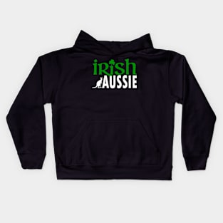 Irish Aussie (for dark backgrounds) Kids Hoodie